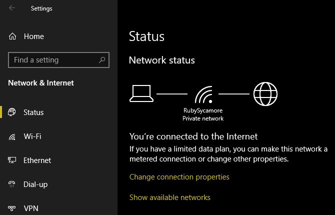 Windows-10-Network-Status